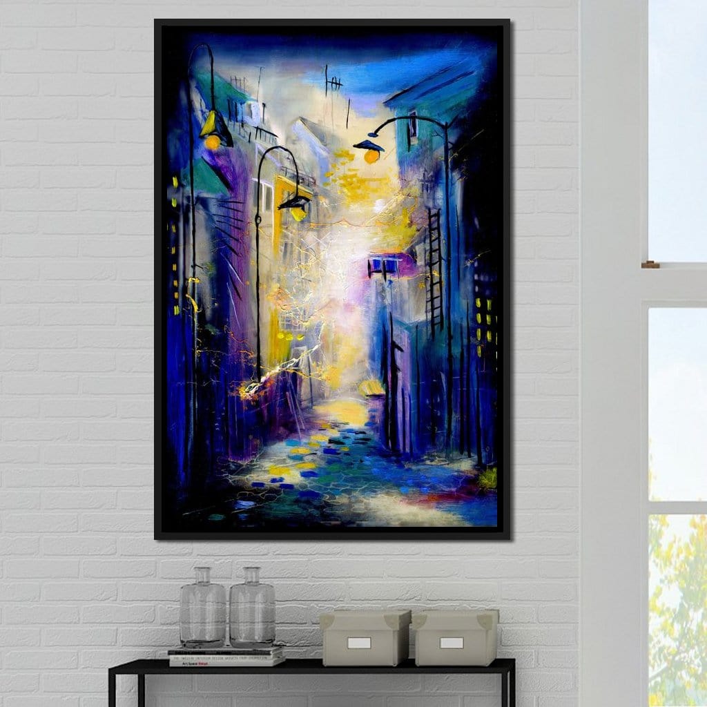 Dark Alley Canvas Wall Art