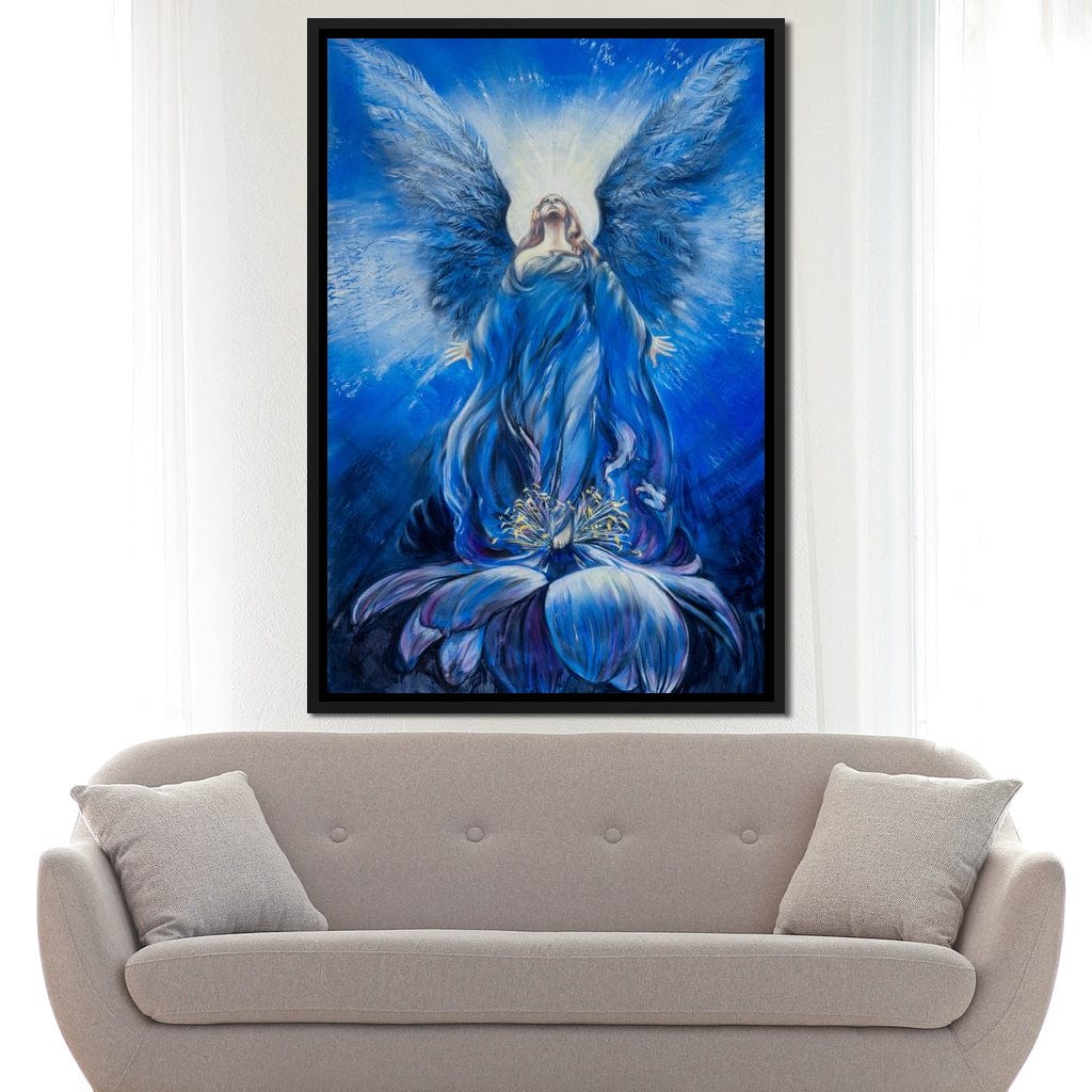 Blue Angel Canvas Wall Art