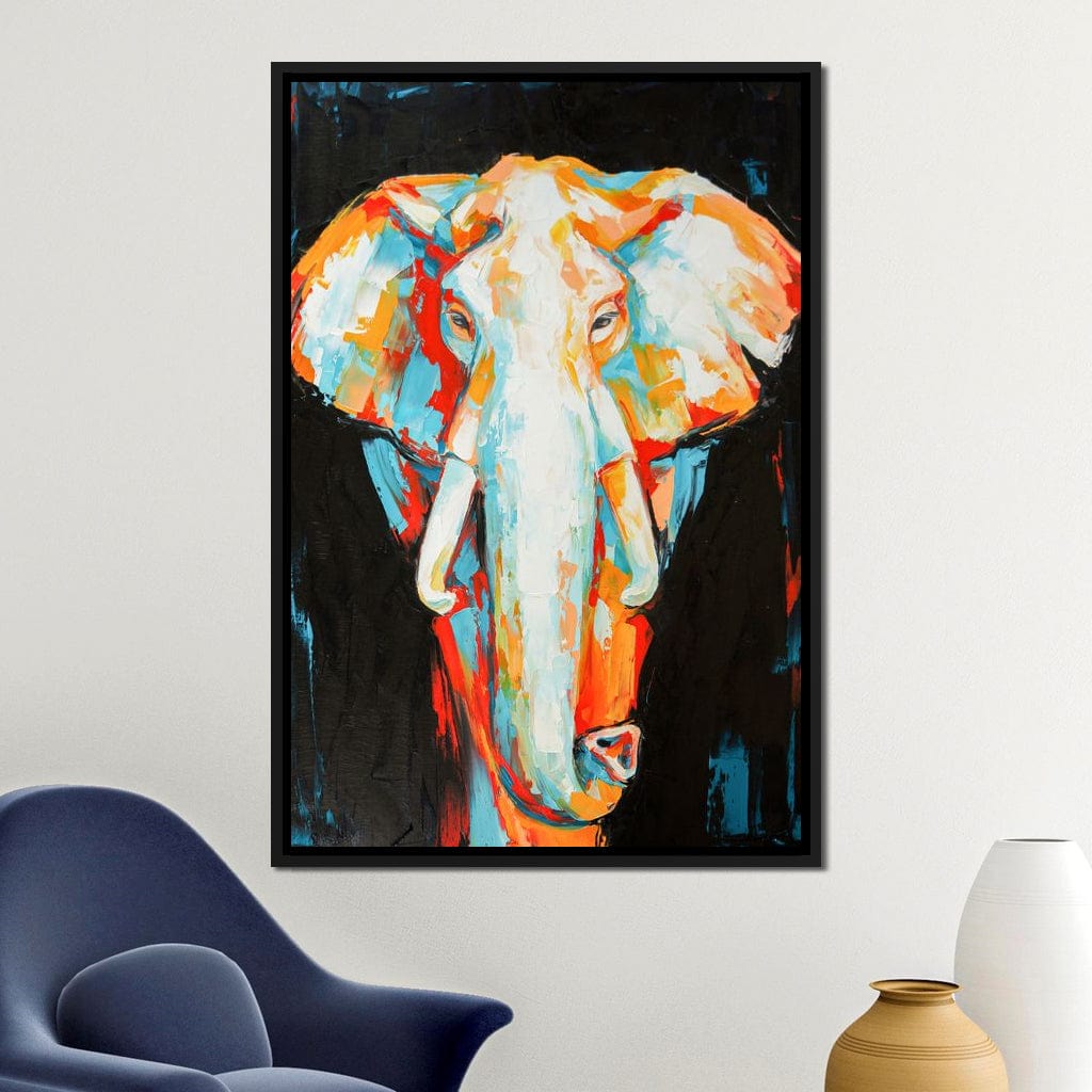 Elephant v2 Canvas Wall Art