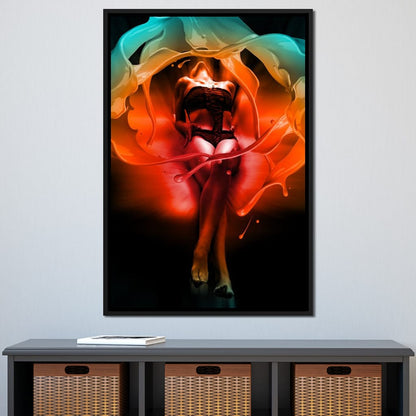 Color of Seduction Canvas Wall Art