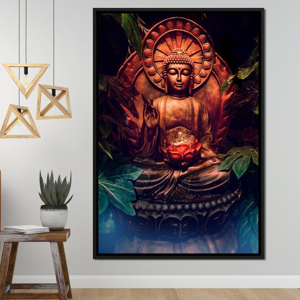 Zen Buddha Meditation Canvas Wall Art