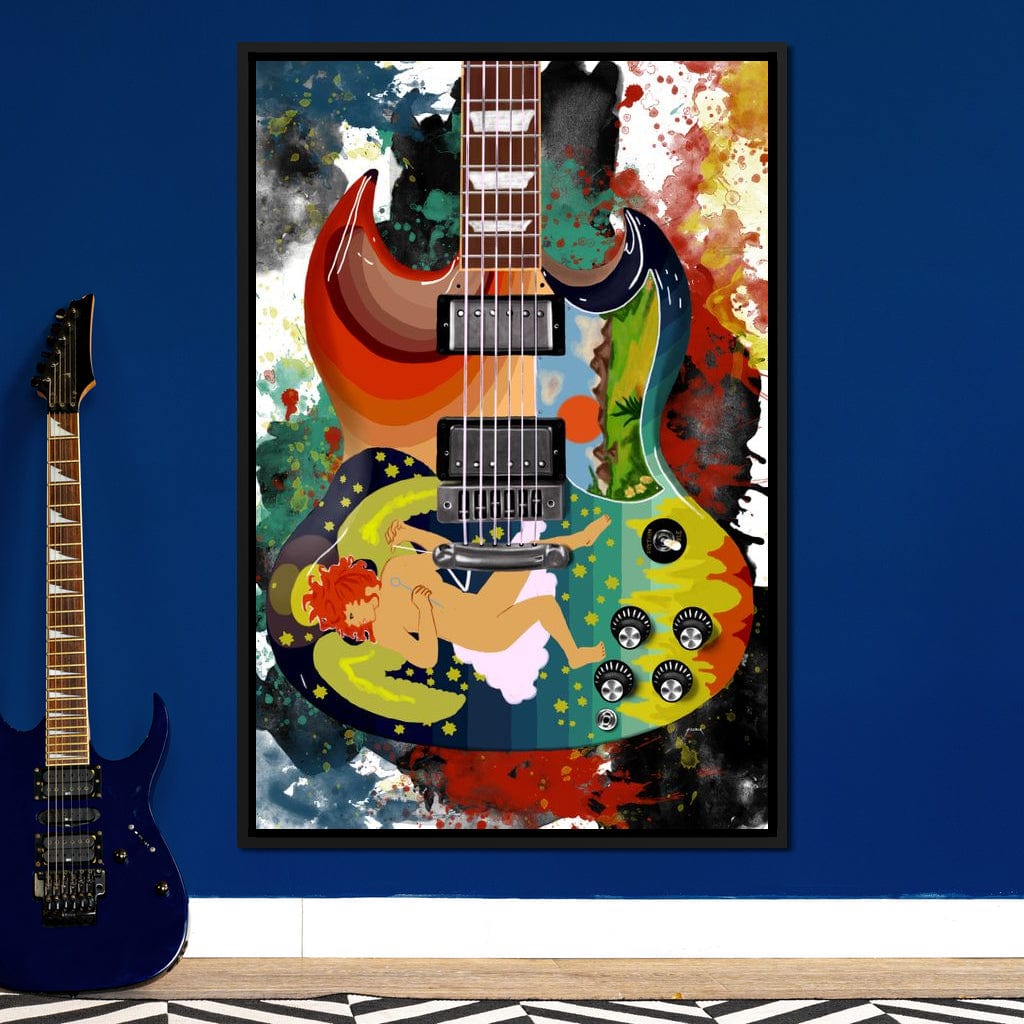 Eric Clapton's Solid Guitar Canvas Wall Art