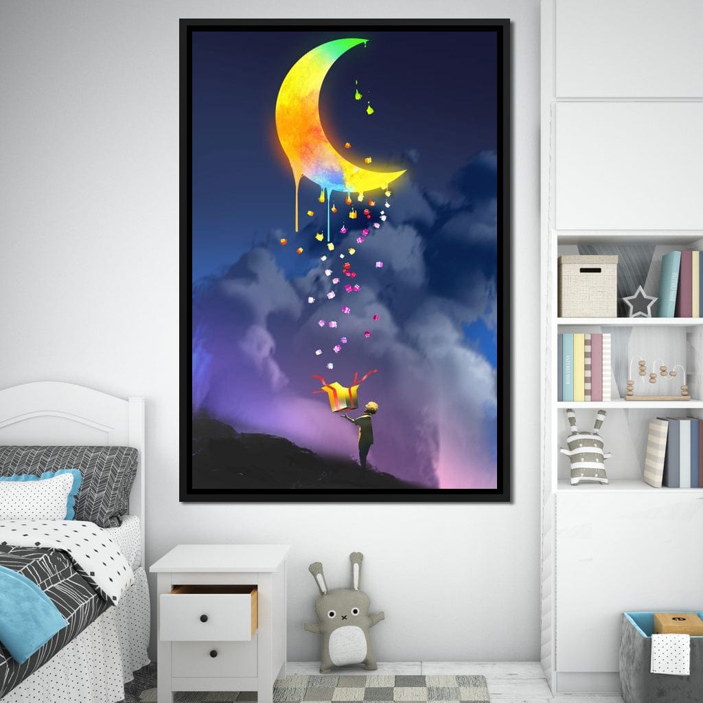 Moon Gift Canvas Wall Art