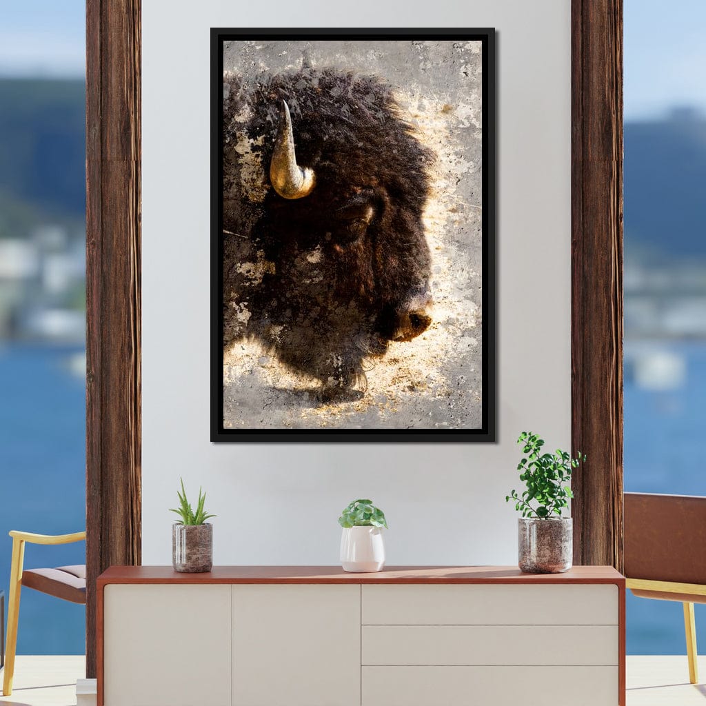 American Bison Canvas Wall Art