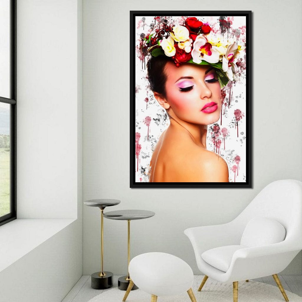 Flower Devine MixArt Canvas Wall Art