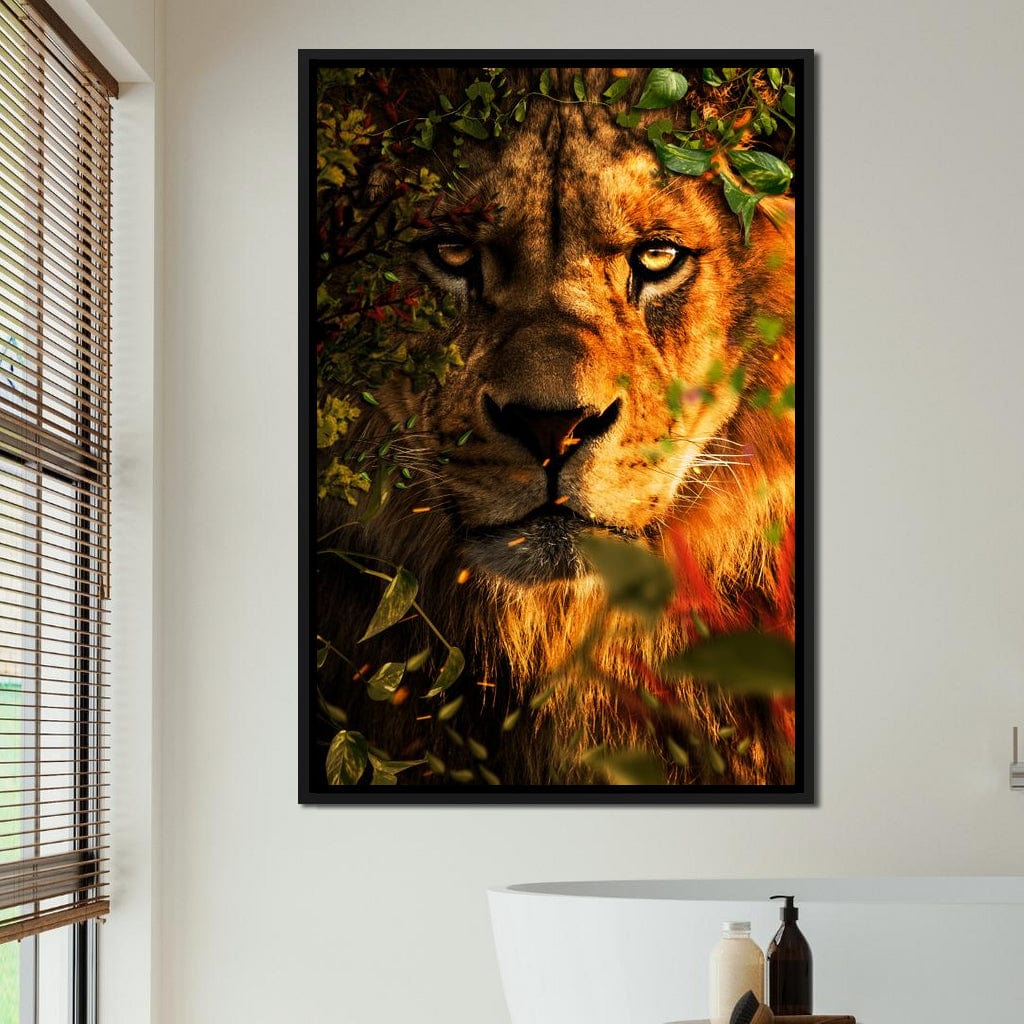 The Great King Canvas Wall Art