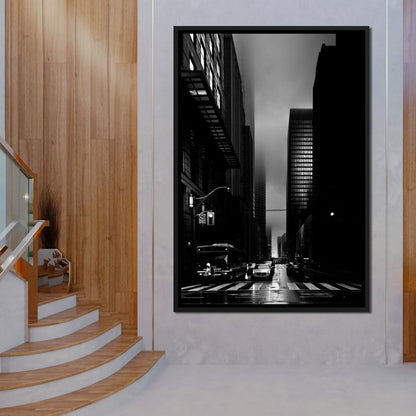 Downtown Toronto Fogfest no35 Canvas Wall Art