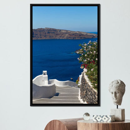 Santorini Canvas Wall Art