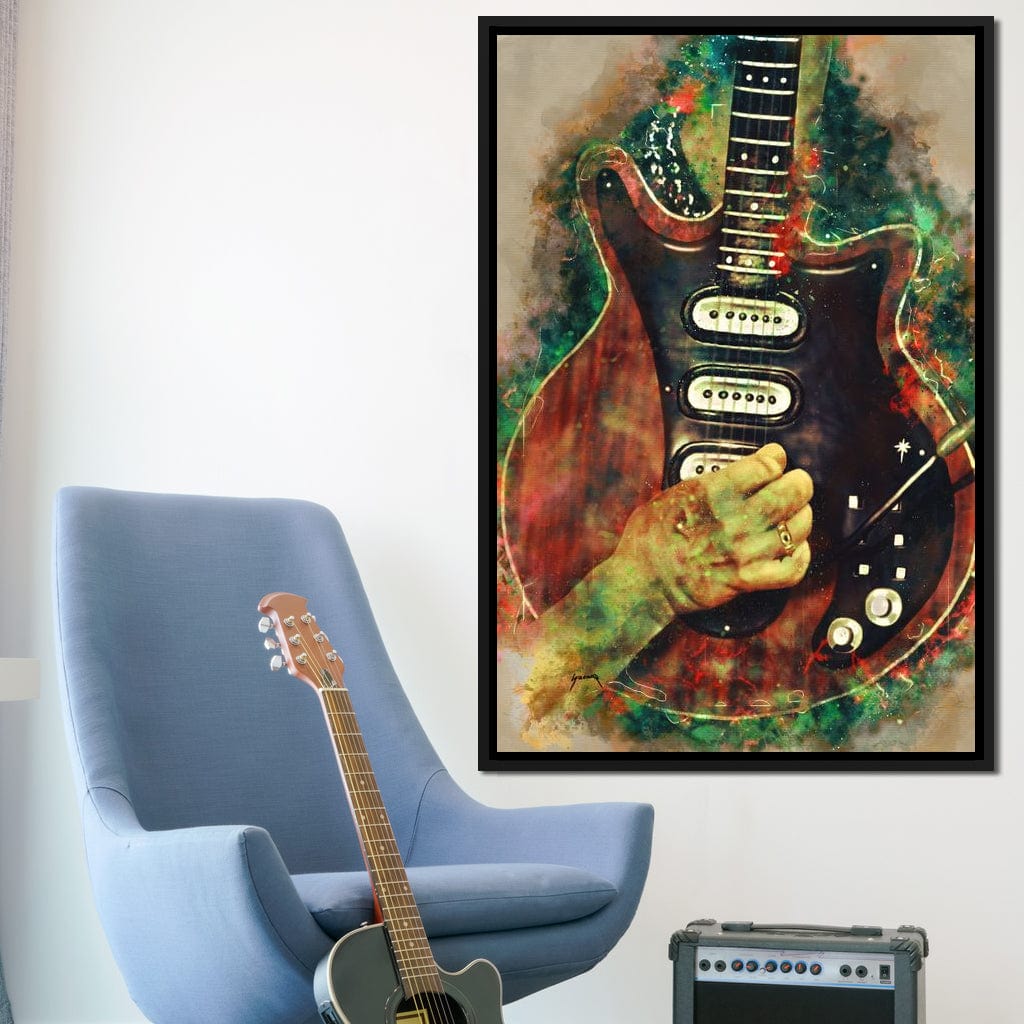 Brian May's Guitar Canvas Wall Art