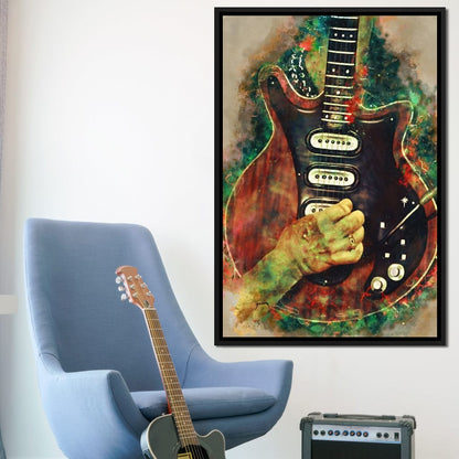 Brian May's Guitar Canvas Wall Art
