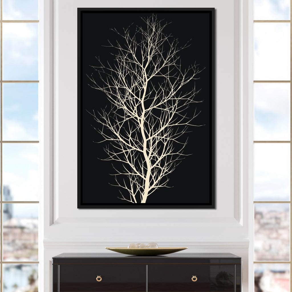 The Black Tree Canvas Wall Art