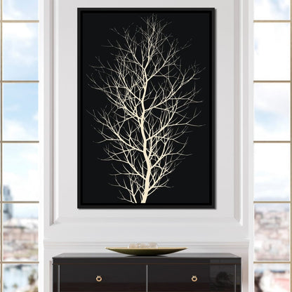 The Black Tree Canvas Wall Art