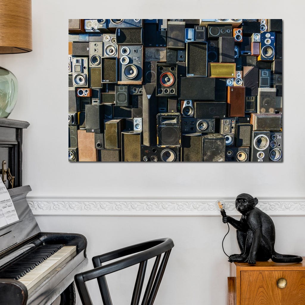 Speakers Wall Canvas Wall Art