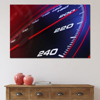 Speedometer Canvas Wall Art