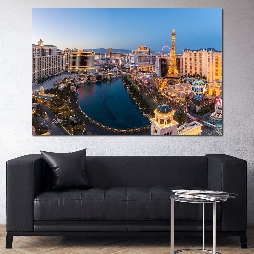 Las Vegas Skyline Canvas Wall Art