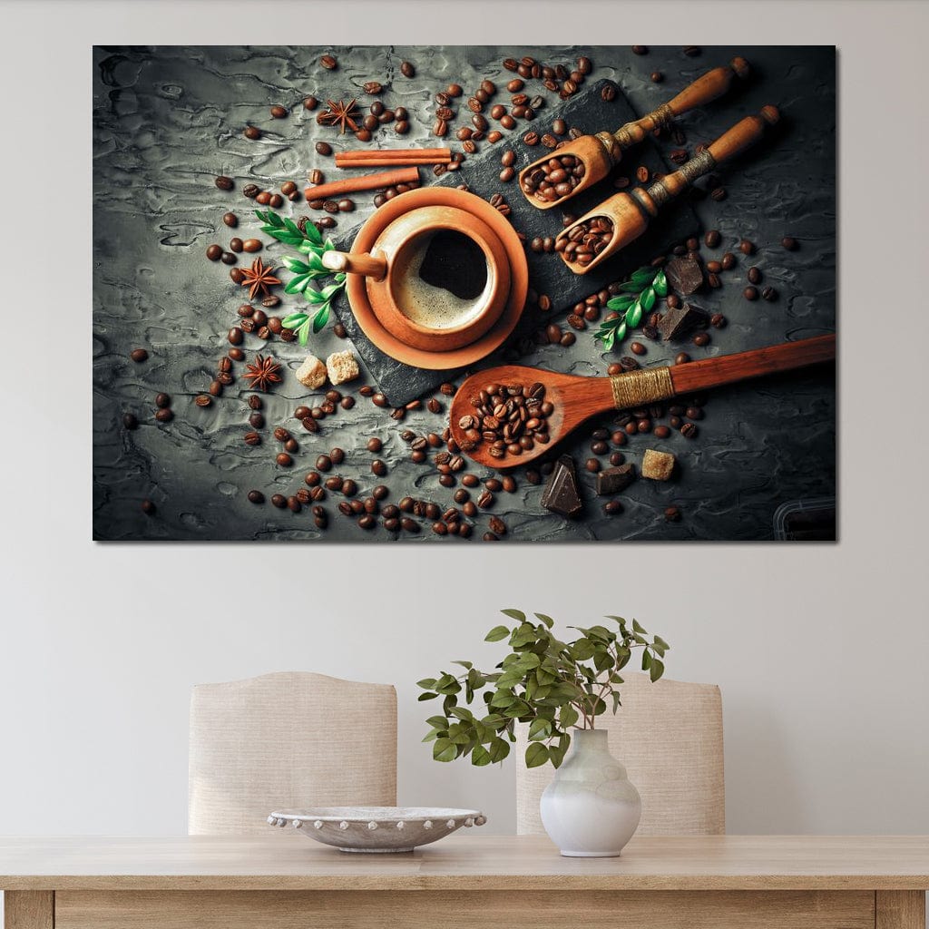 Coffee Aficionado Canvas Wall Art