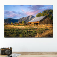 Sunrise at the Ranch Canvas Wall Art