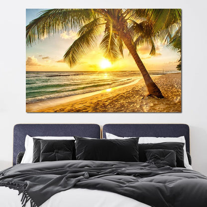 Barbados Beach Canvas Wall Art
