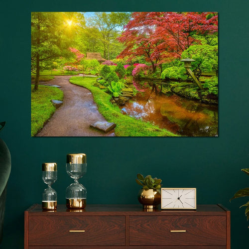 Japanese Garden Canvas Wall Art