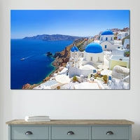 Santorini Canvas Wall Art