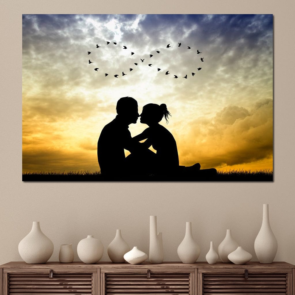 Love to Infinity Canvas Wall Art