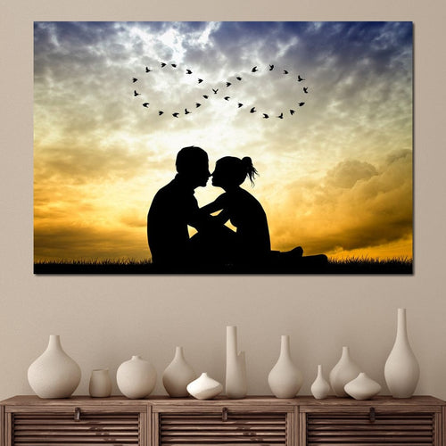 Love to Infinity Canvas Wall Art