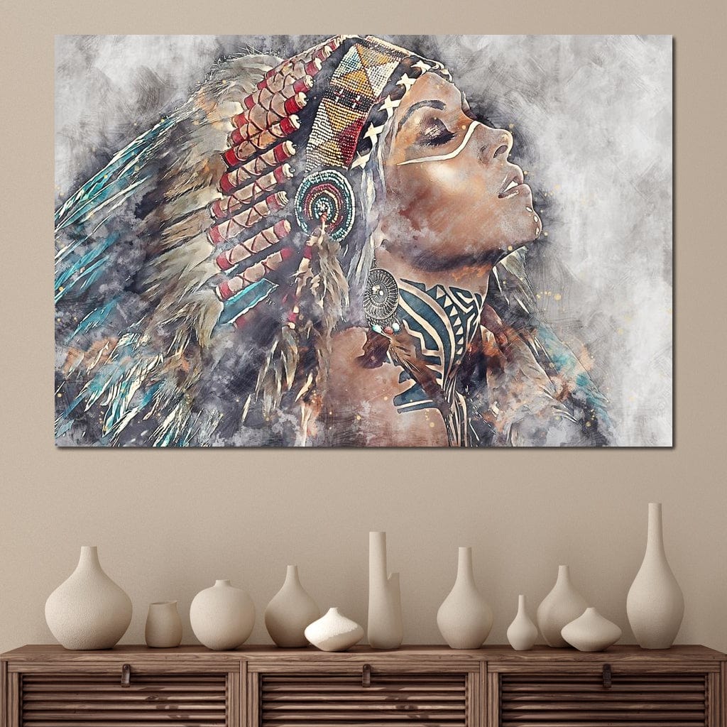 Squaw - Mateo Canvas Wall Art