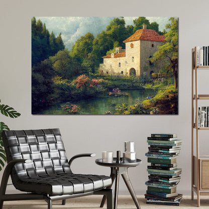 The Gardens Of Ninfa Canvas Wall Art