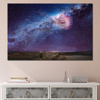 Cosmic Jellyfish Galaxy - KitConcepts Canvas Wall Art