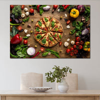 Pizza Night Canvas Wall Art