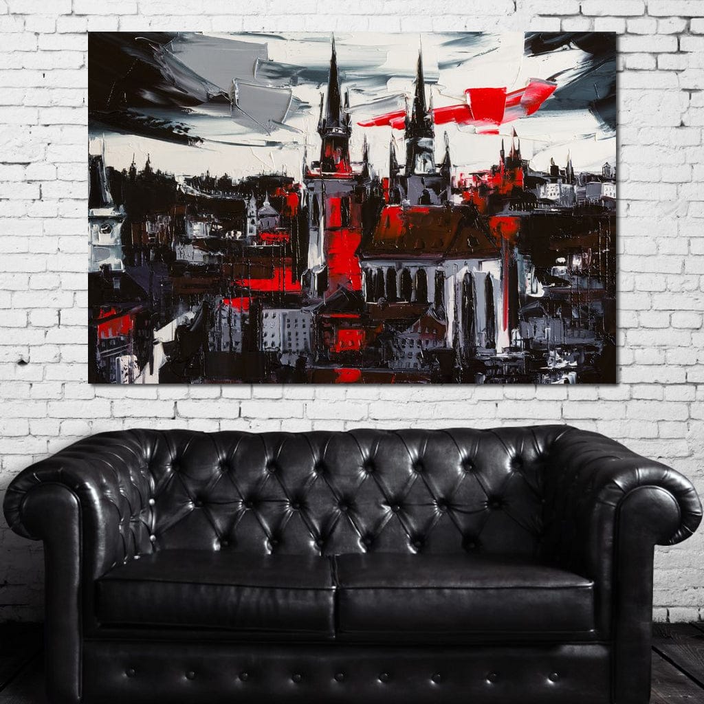 Medieval City Canvas Wall Art