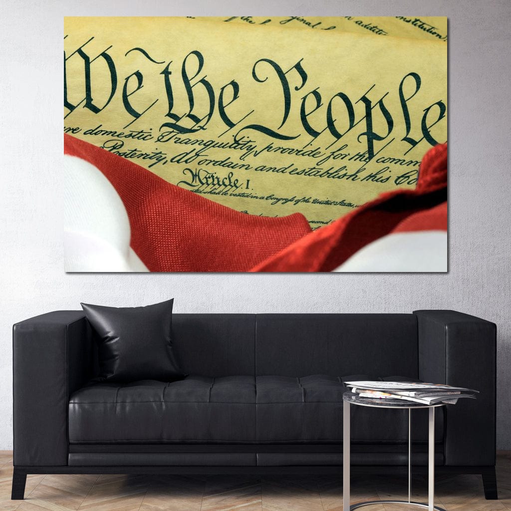 The Constitution Canvas Wall Art