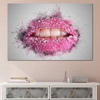Sugar Lips Canvas Wall Art