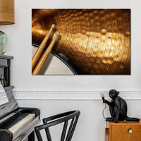 Percussionist Canvas Wall Art