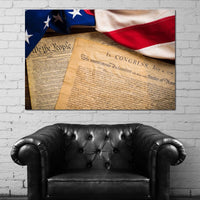July 4th, 1776 Canvas Wall Art