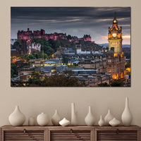 Edinburgh Castle Canvas Wall Art