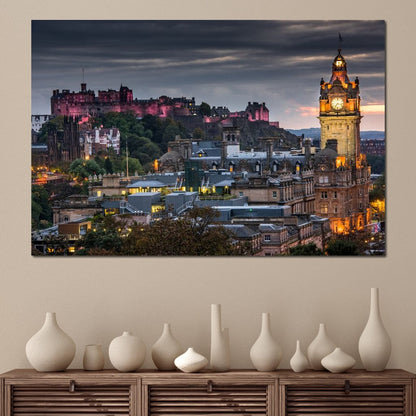 Edinburgh Castle Canvas Wall Art