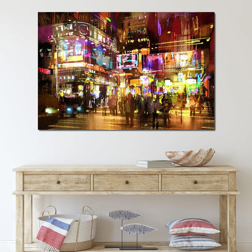 Erythracus Market Canvas Wall Art