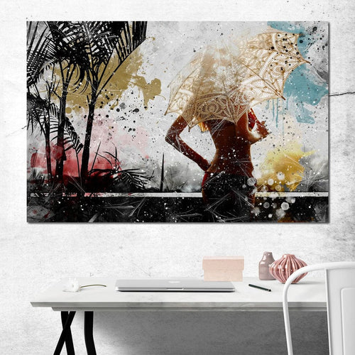 Tropical Summer Canvas Wall Art