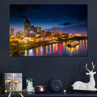 Nashville Skyline Canvas Wall Art
