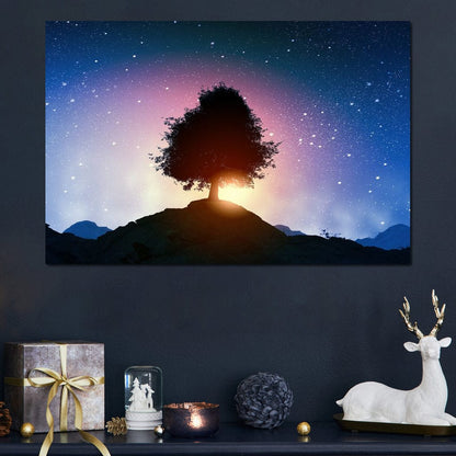 Spectacular Otherworldly Sunset Canvas Wall Art