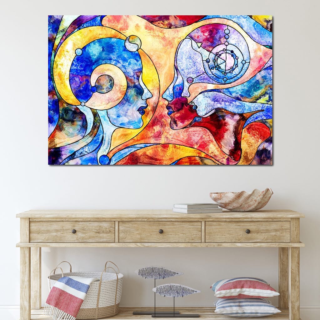 Face to Face Canvas Wall Art