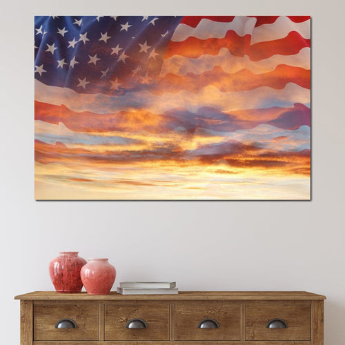 American Sky Canvas Wall Art
