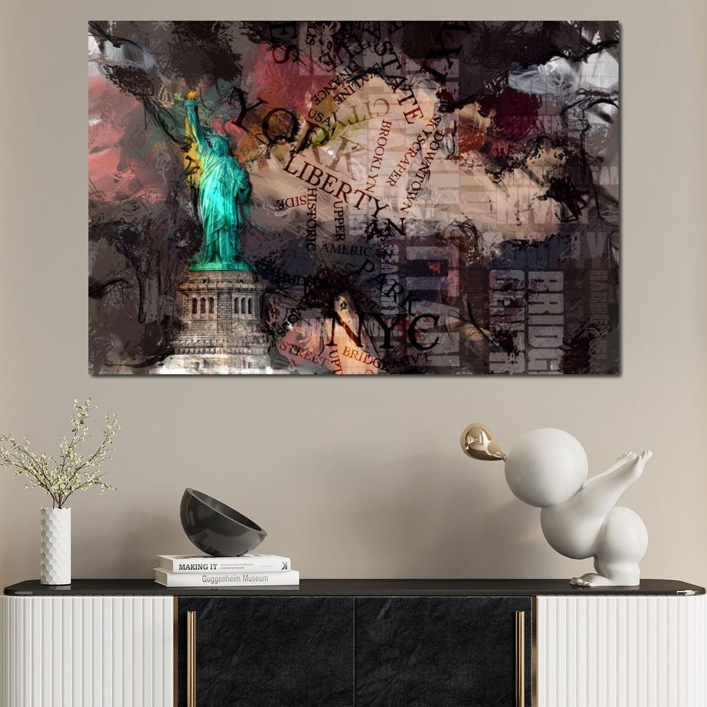 The Statue of Liberty Canvas Wall Art