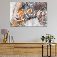 Electric Guitar - Mateo Canvas Wall Art