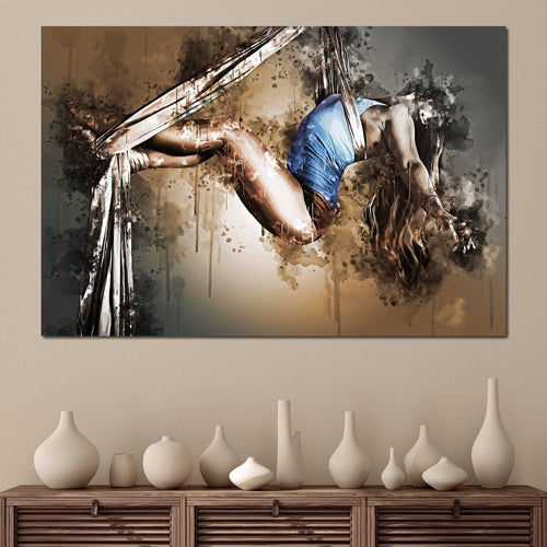 Acrobat Elegance Canvas Wall Art