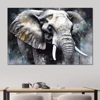 Urban Jungle: Elephant Canvas Wall Art