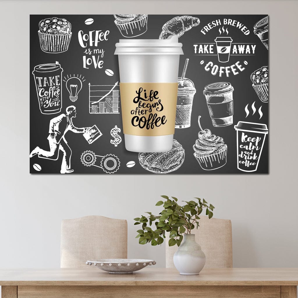 Essential Coffee Canvas Wall Art