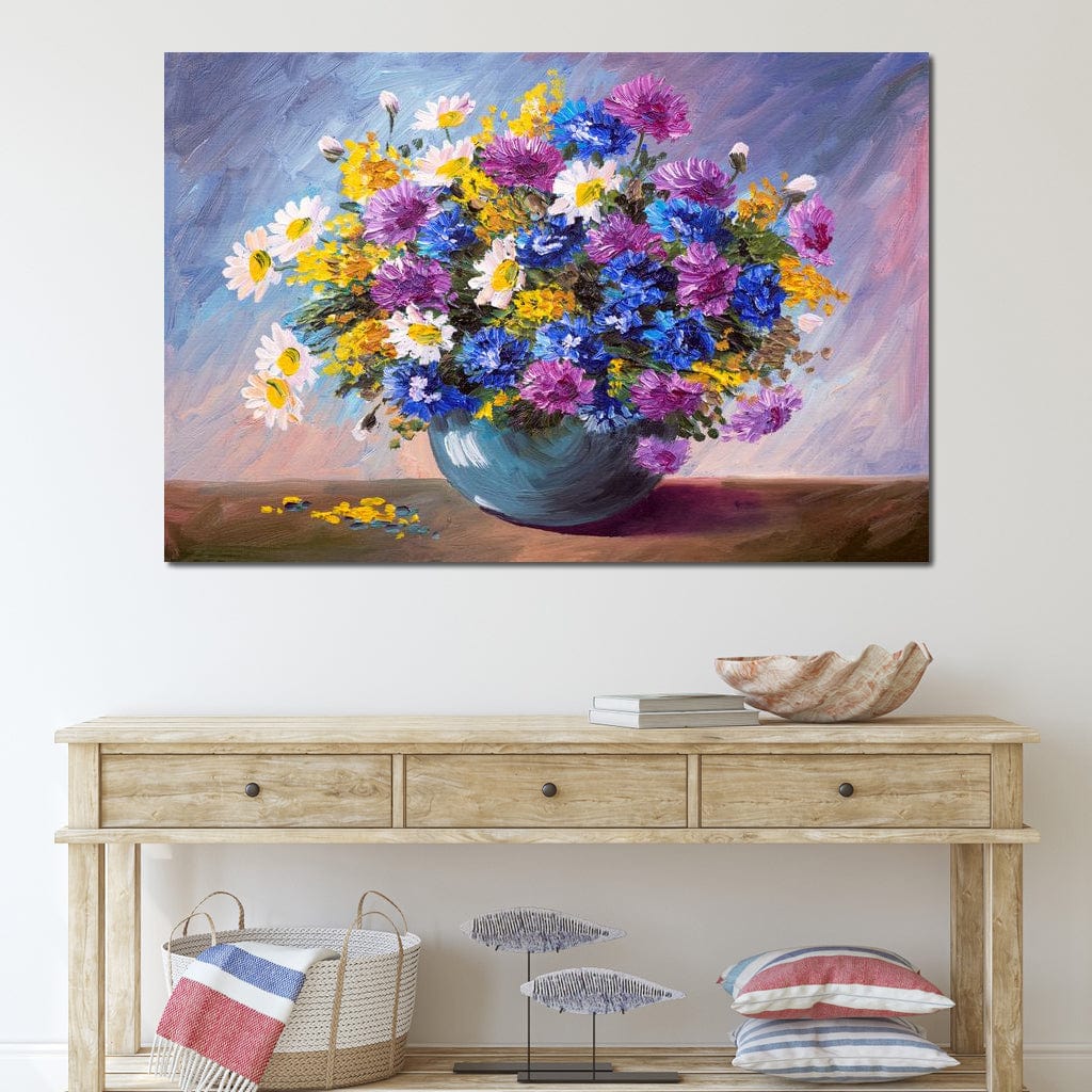 Bouquet of Wildflowers Canvas Wall Art