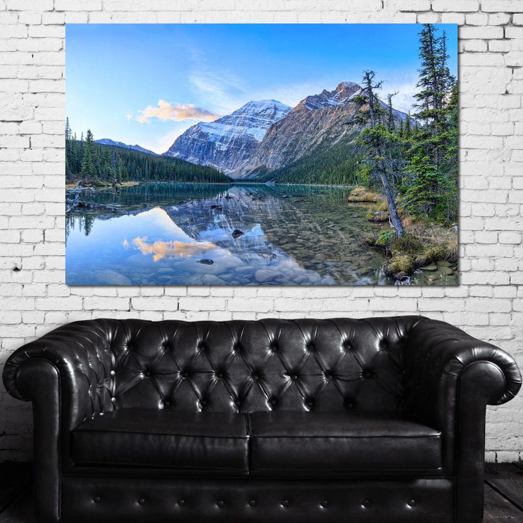 Edith Lake Canvas Wall Art